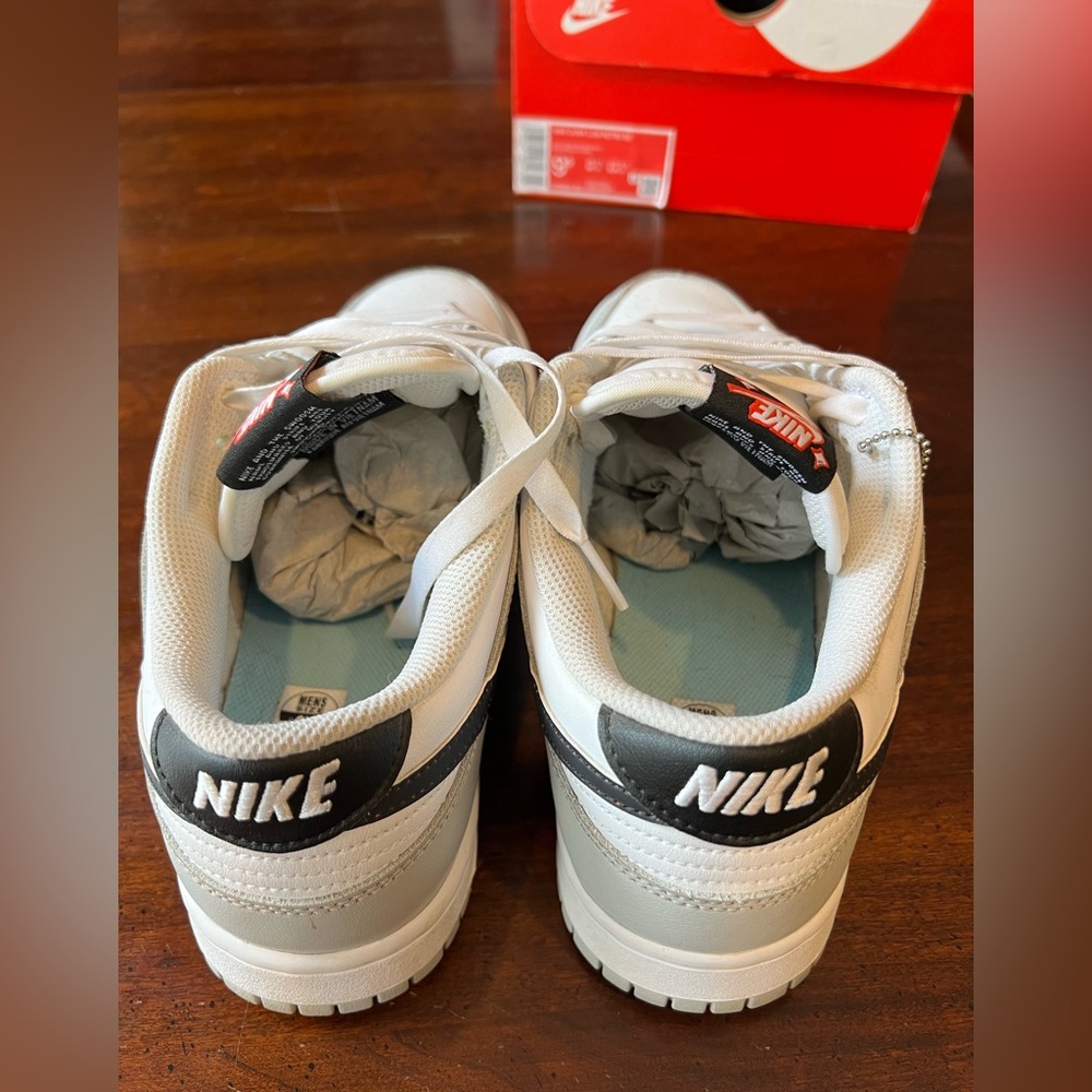 Nike Low Dunk Lottery in Gray Fog original box - Picture 7 of 16